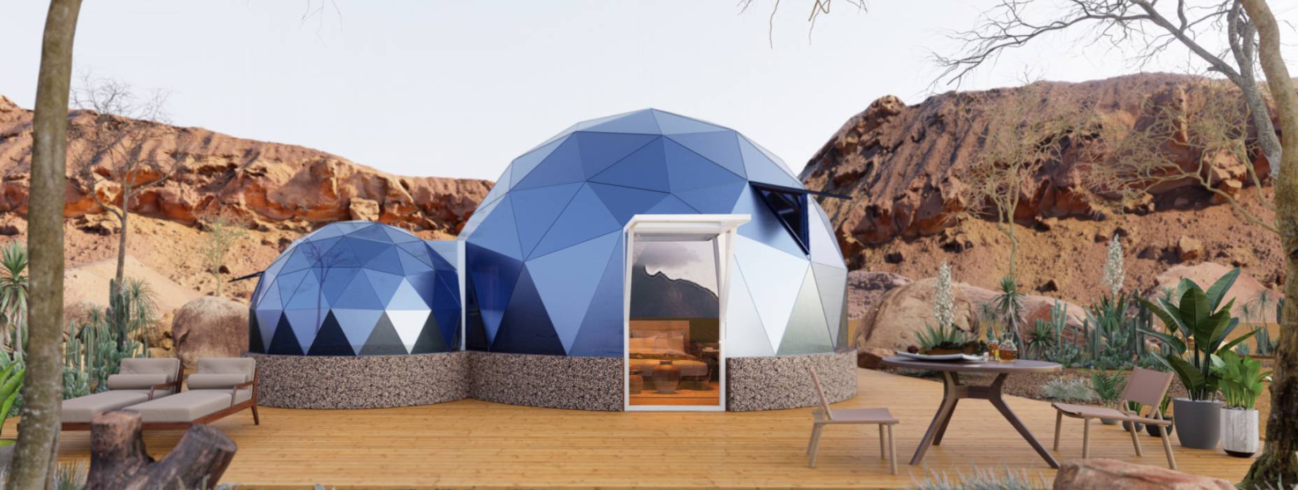 龙文区球形智能光伏玻璃星空房